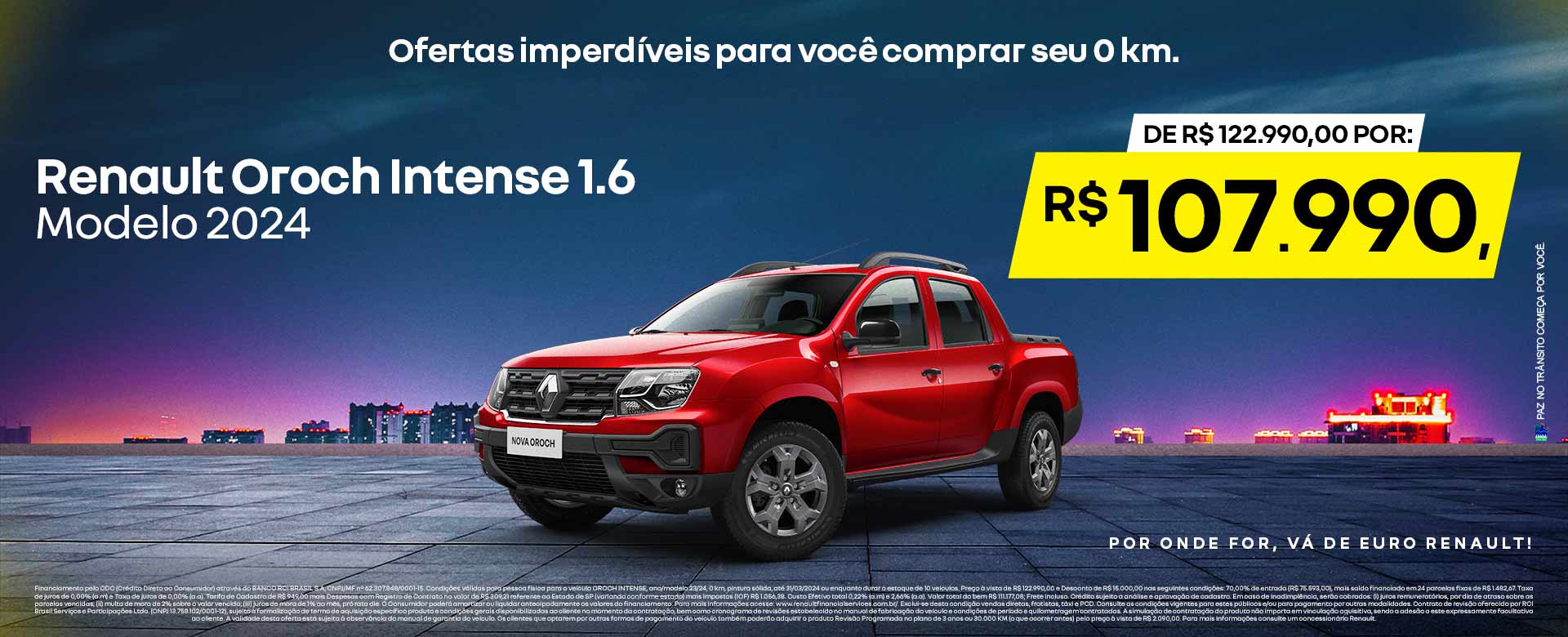 Oroch Intense 1.6 modelo 2024 - Por R$107.990,00 - Ribeirão Preto