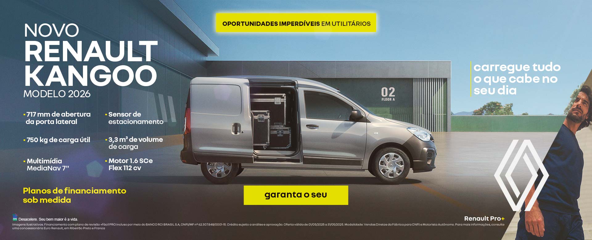 NOVO RENAULT KANGOO MODELO 2026