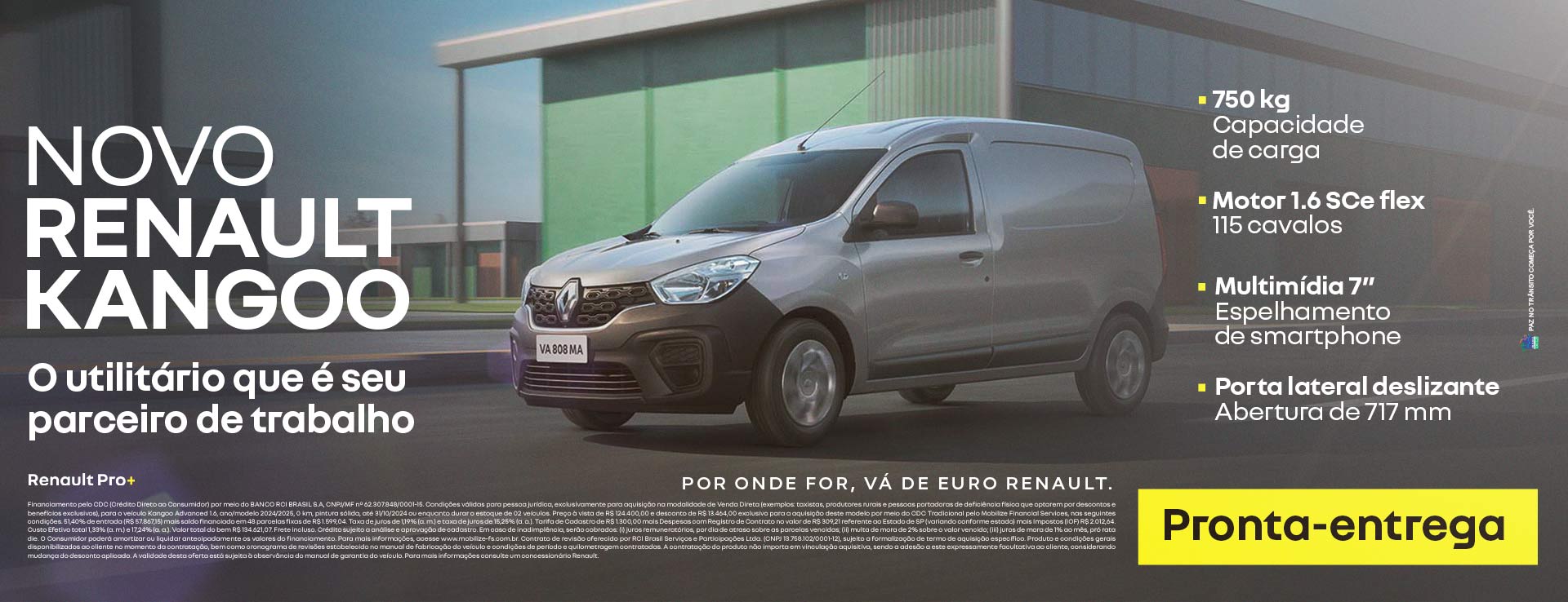 Novo Renault Kangoo - o utilitário que é seu parceiro de trabalho 