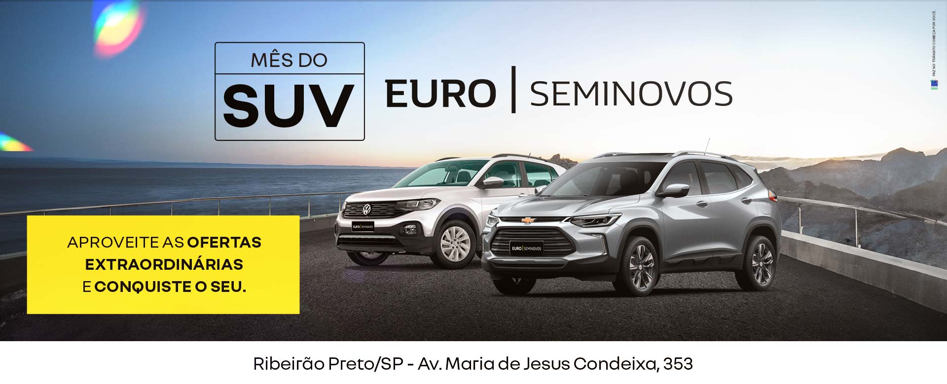 Mês do SUV Seminovos - Aproveite ofertas extraordinárias e conquiste o seu. 