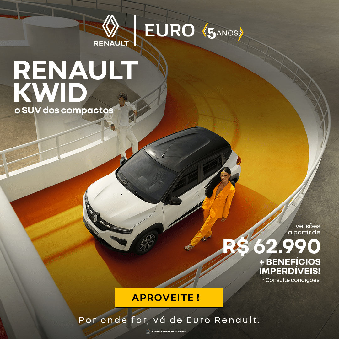 Dias 20, 21 e 22: Condições imperdíveis para sair com seu Kwid zero + itens de conforto pelo valor de entrada.
